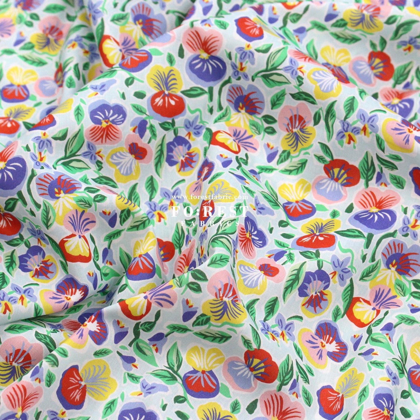 Liberty of London (Cotton Tana Lawn Fabric) - Pru Roskrow - FO:REST Fabric 布恩堂Liberty fabrictana lawnjapanese fabricykk zipper