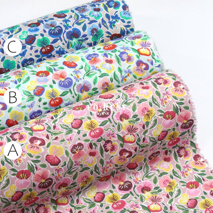 Liberty of London (Cotton Tana Lawn Fabric) - Pru Roskrow - FO:REST Fabric 布恩堂Liberty fabrictana lawnjapanese fabricykk zipper