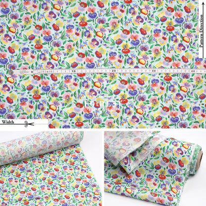 Liberty of London (Cotton Tana Lawn Fabric) - Pru Roskrow - FO:REST Fabric 布恩堂Liberty fabrictana lawnjapanese fabricykk zipper