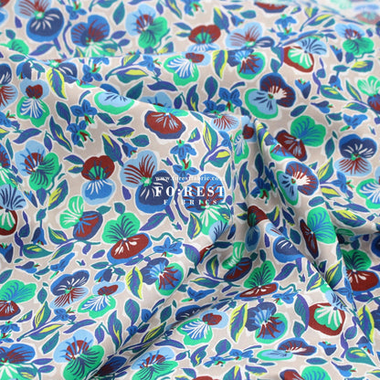 Liberty of London (Cotton Tana Lawn Fabric) - Pru Roskrow - FO:REST Fabric 布恩堂Liberty fabrictana lawnjapanese fabricykk zipper