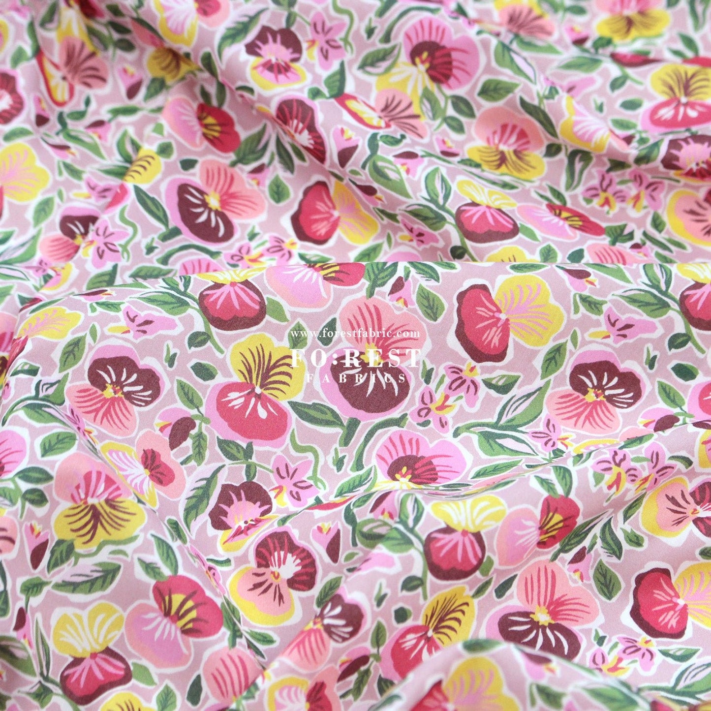 Liberty of London (Cotton Tana Lawn Fabric) - Pru Roskrow - FO:REST Fabric 布恩堂Liberty fabrictana lawnjapanese fabricykk zipper
