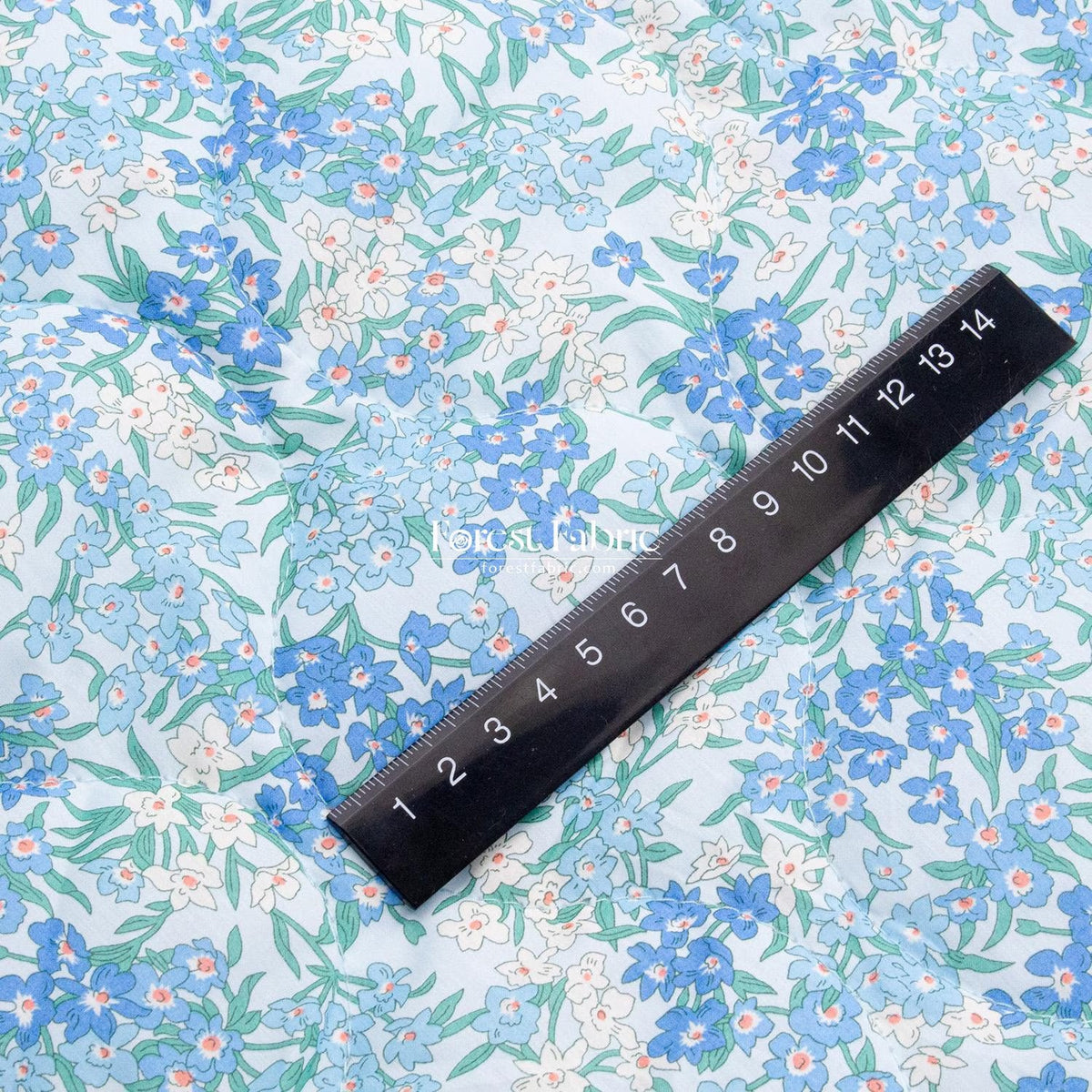 Liberty of London (Cotton Tana Lawn Fabric) - Quilted sea blossom Bespoke - FO:REST Fabric 布恩堂Liberty fabric#tana lawn#japanese fabric#ykk zipper#
