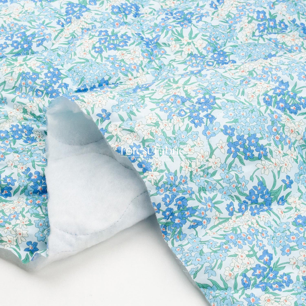 Liberty of London (Cotton Tana Lawn Fabric) - Quilted sea blossom Bespoke - FO:REST Fabric 布恩堂Liberty fabric#tana lawn#japanese fabric#ykk zipper#