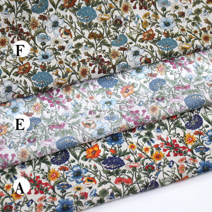 Liberty of London (Cotton Tana Lawn Fabric) - Rachel - FO:REST Fabric 布恩堂Liberty fabrictana lawnjapanese fabricykk zipper