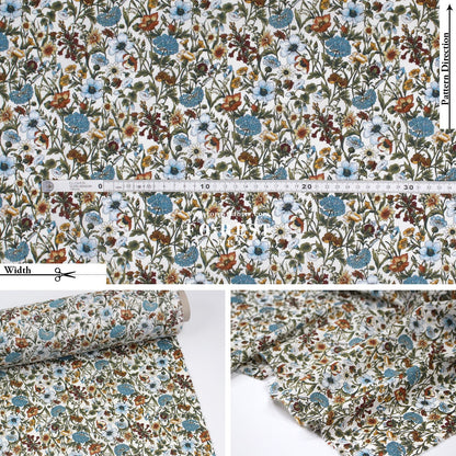 Liberty of London (Cotton Tana Lawn Fabric) - Rachel - FO:REST Fabric 布恩堂Liberty fabrictana lawnjapanese fabricykk zipper
