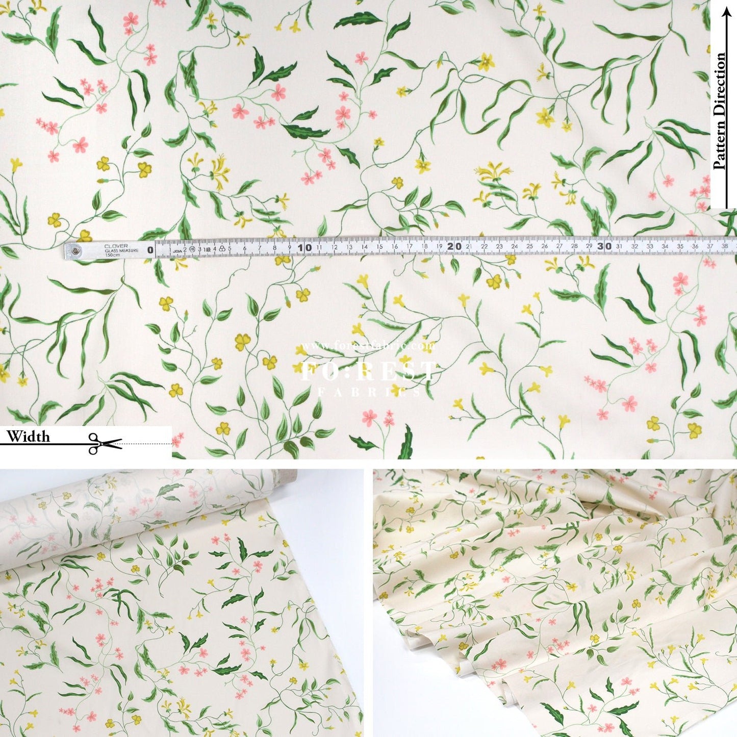 Liberty of London (Cotton Tana Lawn Fabric) - Regal Blossom A - FO:REST Fabric 布恩堂Liberty fabrictana lawnjapanese fabricykk zipper