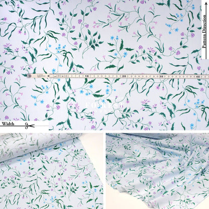 Liberty of London (Cotton Tana Lawn Fabric) - Regal Blossom C - FO:REST Fabric 布恩堂Liberty fabrictana lawnjapanese fabricykk zipper