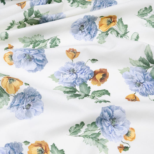 Liberty of London (Cotton Tana Lawn Fabric) - Regency Peony - FO:REST Fabric 布恩堂Liberty fabrictana lawnjapanese fabricykk zipper
