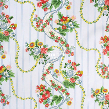 Liberty of London (Cotton Tana Lawn Fabric) - Ribbon Cascade B - FO:REST Fabric 布恩堂Liberty fabrictana lawnjapanese fabricykk zipper
