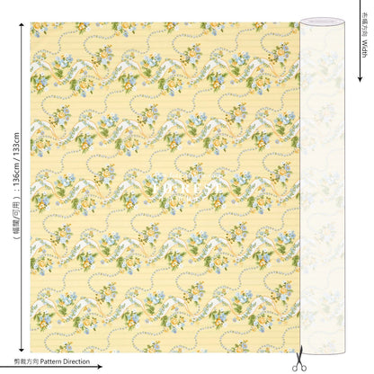 Liberty of London (Cotton Tana Lawn Fabric) - Ribbon Cascade C - FO:REST Fabric 布恩堂Liberty fabrictana lawnjapanese fabricykk zipper