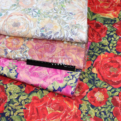 Liberty of London (Cotton Tana Lawn Fabric) - Rose Xanthe - FO:REST Fabric 布恩堂Liberty fabrictana lawnjapanese fabricykk zipper
