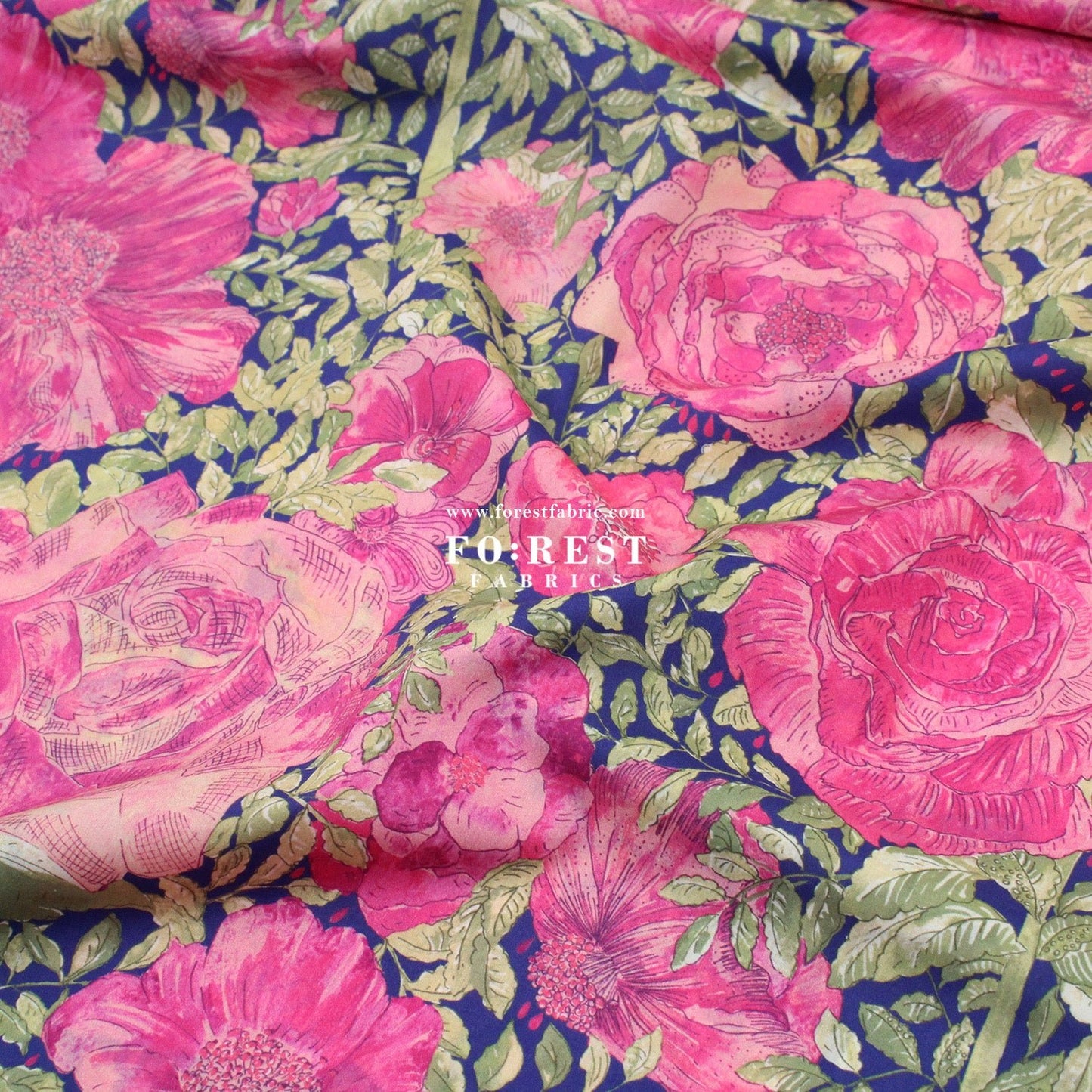 Liberty of London (Cotton Tana Lawn Fabric) - Rose Xanthe - FO:REST Fabric 布恩堂Liberty fabrictana lawnjapanese fabricykk zipper
