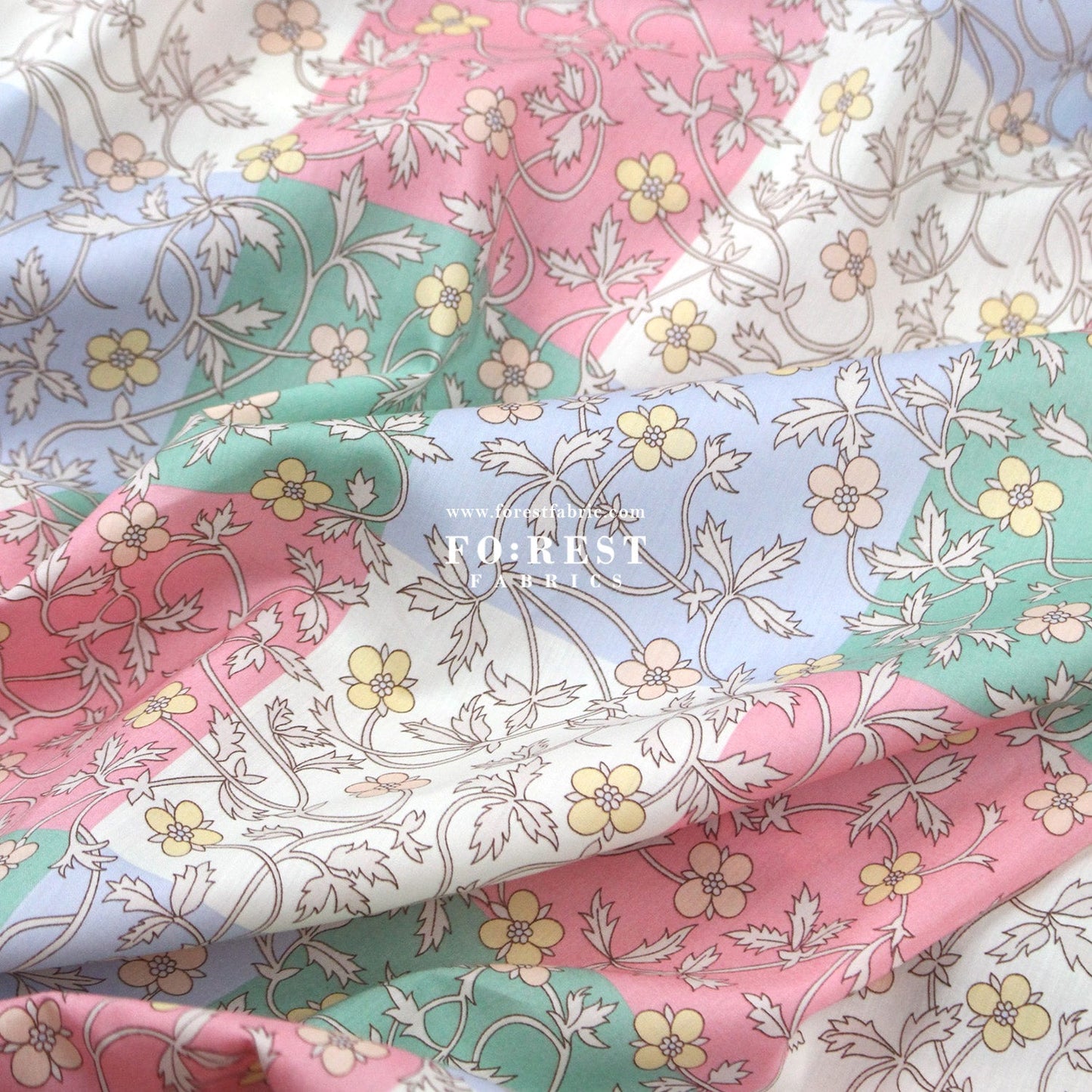 Liberty of London (Cotton Tana Lawn Fabric) - Rosita Check - FO:REST Fabric 布恩堂Liberty fabrictana lawnjapanese fabricykk zipper