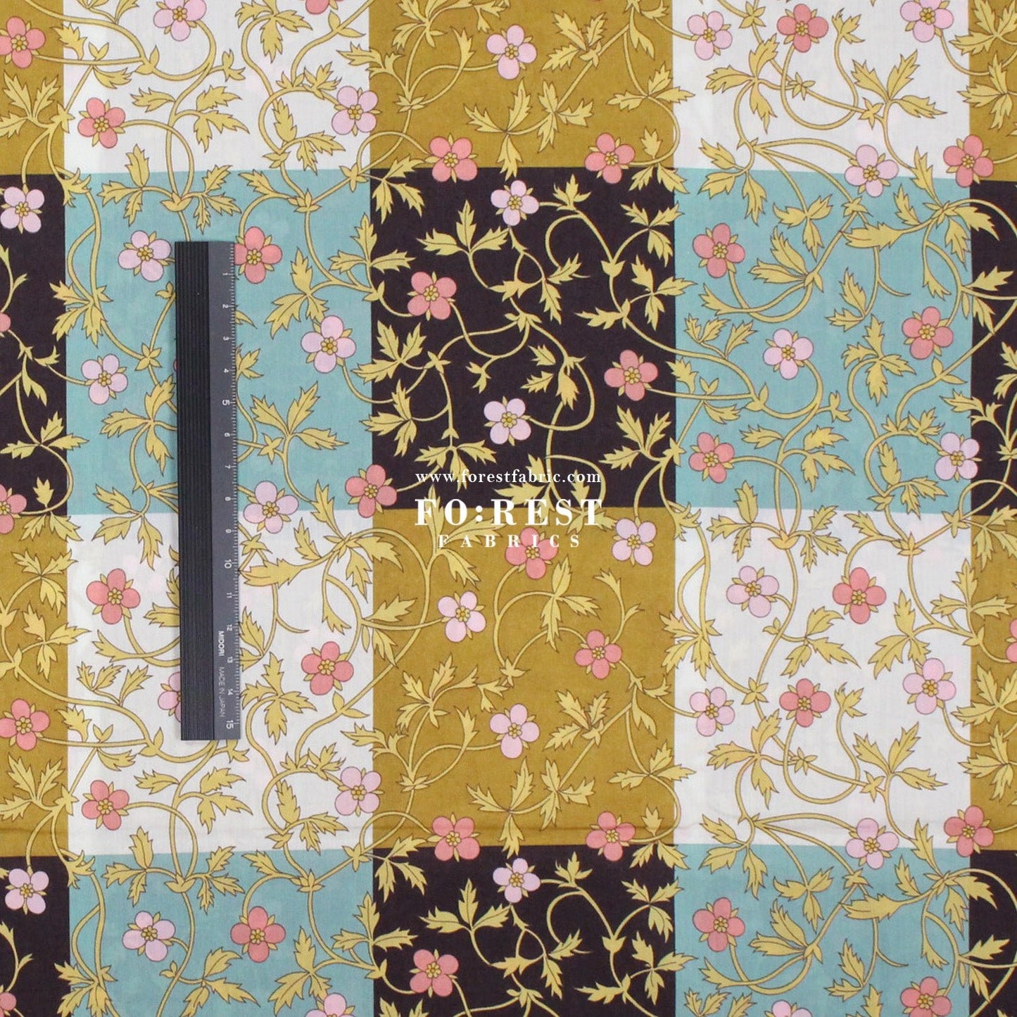 Liberty of London (Cotton Tana Lawn Fabric) - Rosita Check - FO:REST Fabric 布恩堂Liberty fabrictana lawnjapanese fabricykk zipper