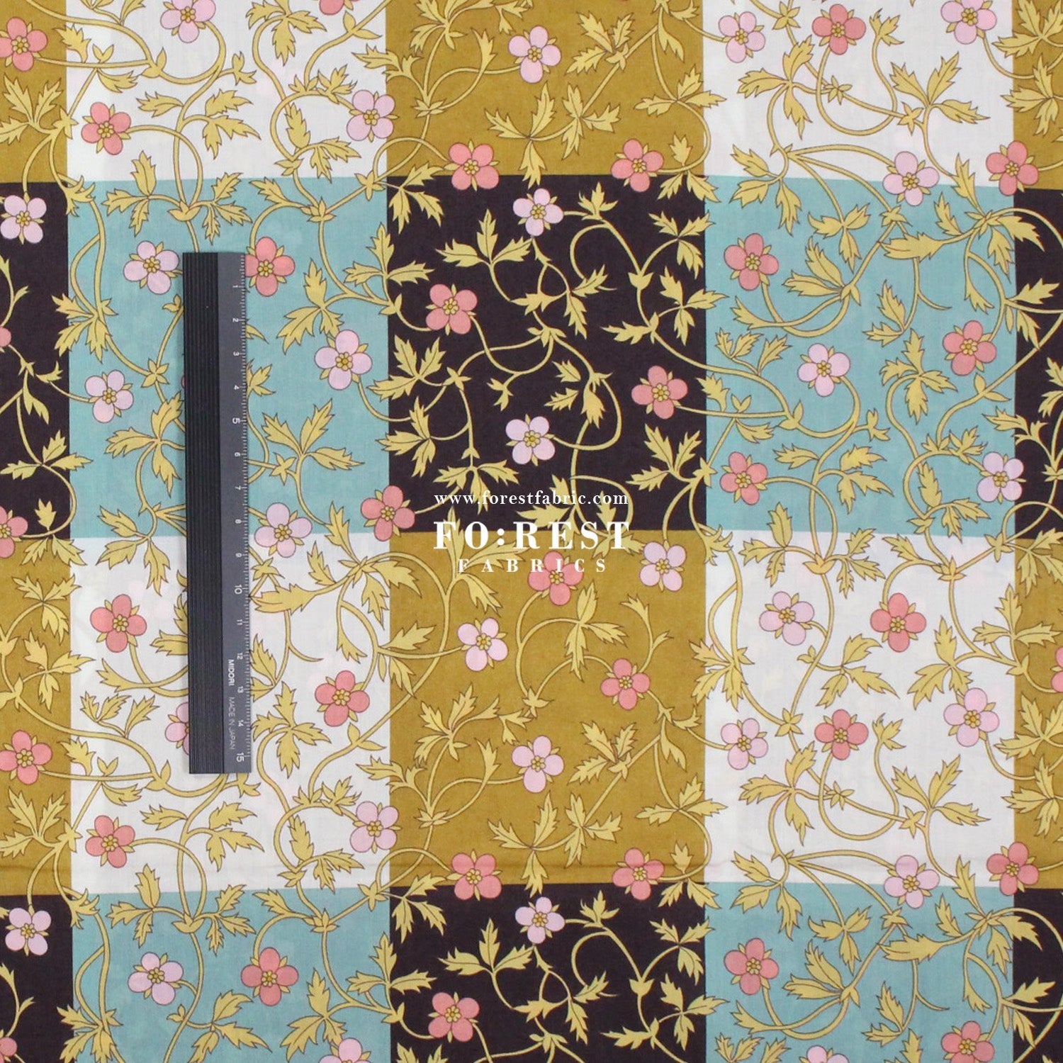 Liberty of London (Cotton Tana Lawn Fabric) - Rosita Check - FO:REST Fabric 布恩堂Liberty fabrictana lawnjapanese fabricykk zipper