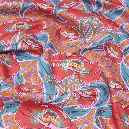 Liberty of London (Cotton Tana Lawn Fabric) - Rossetti's Garden - FO:REST Fabric 布恩堂Liberty fabrictana lawnjapanese fabricykk zipper