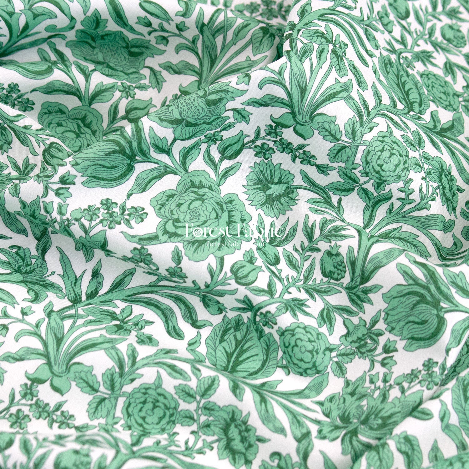 Liberty of London (Cotton Tana Lawn Fabric) - Sambourne - FO:REST Fabric 布恩堂Liberty fabrictana lawnjapanese fabricykk zipper