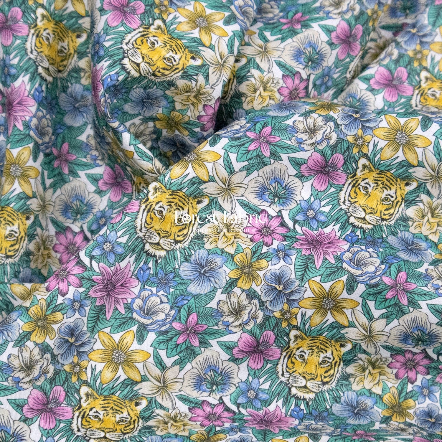 Liberty of London (Cotton Tana Lawn Fabric) - Scotty's tiger - FO:REST Fabric 布恩堂Liberty fabrictana lawnjapanese fabricykk zipper