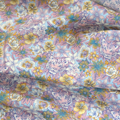 Liberty of London (Cotton Tana Lawn Fabric) - Scottys Tiger - FO:REST Fabric 布恩堂Liberty fabrictana lawnjapanese fabricykk zipper