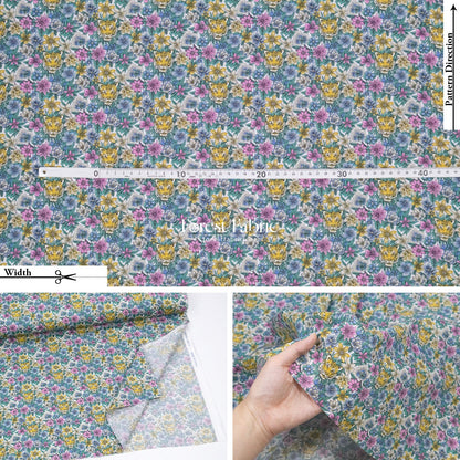 Liberty of London (Cotton Tana Lawn Fabric) - Scotty's tiger - FO:REST Fabric 布恩堂Liberty fabrictana lawnjapanese fabricykk zipper