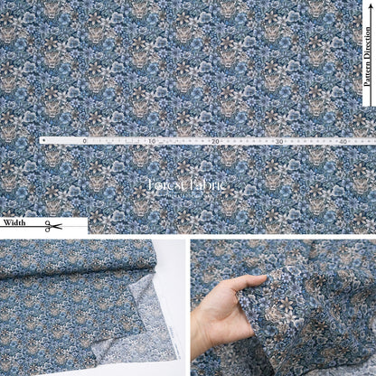 Liberty of London (Cotton Tana Lawn Fabric) - Scotty's tiger - FO:REST Fabric 布恩堂Liberty fabrictana lawnjapanese fabricykk zipper