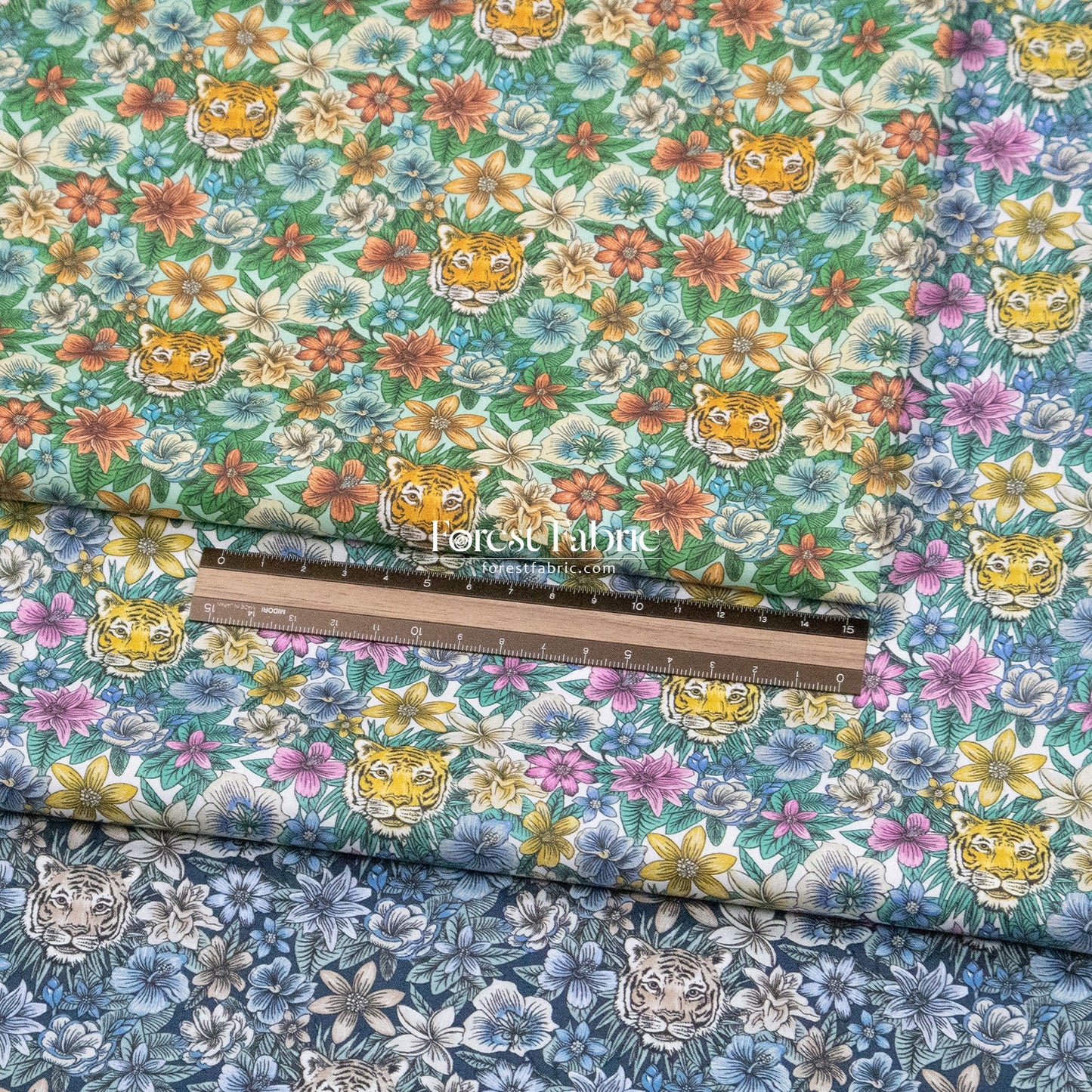 Liberty of London (Cotton Tana Lawn Fabric) - Scotty's tiger - FO:REST Fabric 布恩堂Liberty fabrictana lawnjapanese fabricykk zipper