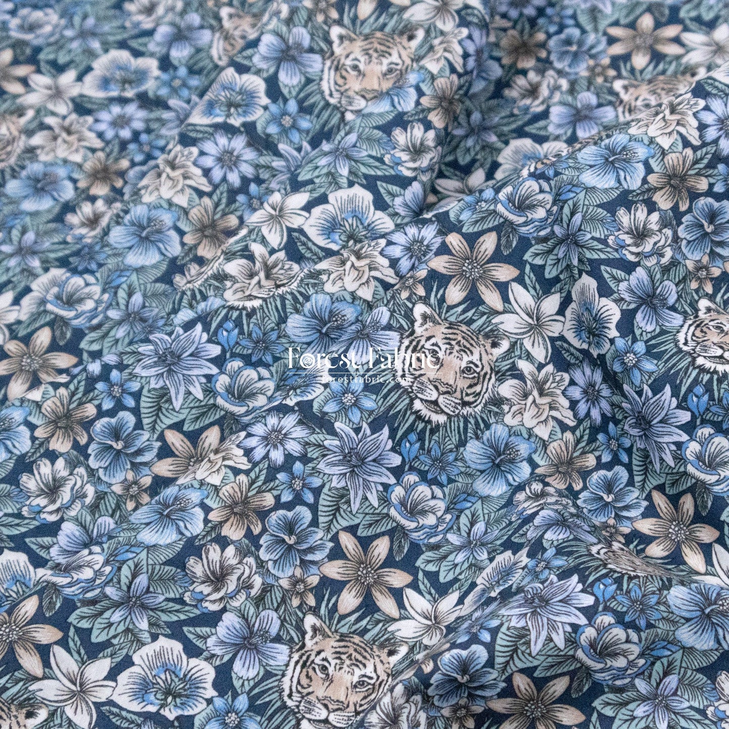 Liberty of London (Cotton Tana Lawn Fabric) - Scotty's tiger - FO:REST Fabric 布恩堂Liberty fabrictana lawnjapanese fabricykk zipper
