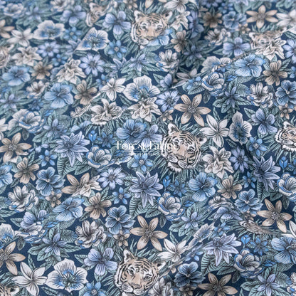 Liberty of London (Cotton Tana Lawn Fabric) - Scotty's tiger - FO:REST Fabric 布恩堂Liberty fabrictana lawnjapanese fabricykk zipper