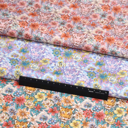 Liberty of London (Cotton Tana Lawn Fabric) - Scottys Tiger - FO:REST Fabric 布恩堂Liberty fabrictana lawnjapanese fabricykk zipper