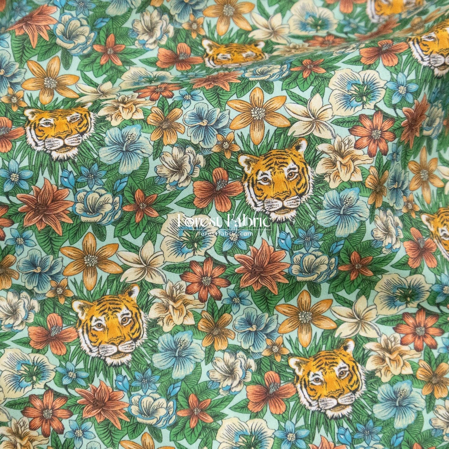 Liberty of London (Cotton Tana Lawn Fabric) - Scotty's tiger - FO:REST Fabric 布恩堂Liberty fabrictana lawnjapanese fabricykk zipper