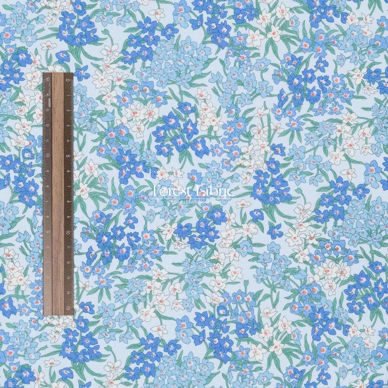 Liberty of London (Cotton Tana Lawn Fabric) - sea blossoms - FO:REST Fabric 布恩堂Liberty fabrictana lawnjapanese fabricykk zipper
