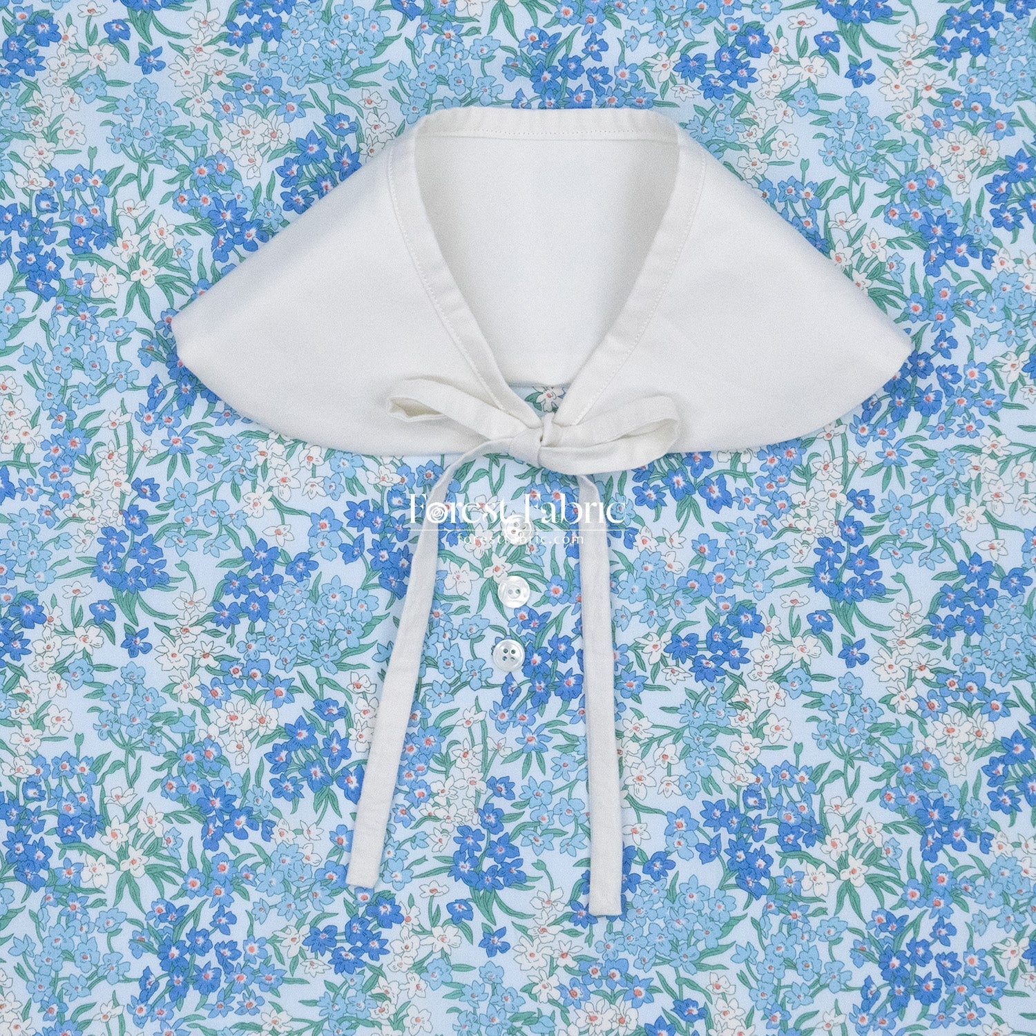 Liberty of London (Cotton Tana Lawn Fabric) - sea blossoms - FO:REST Fabric 布恩堂Liberty fabrictana lawnjapanese fabricykk zipper