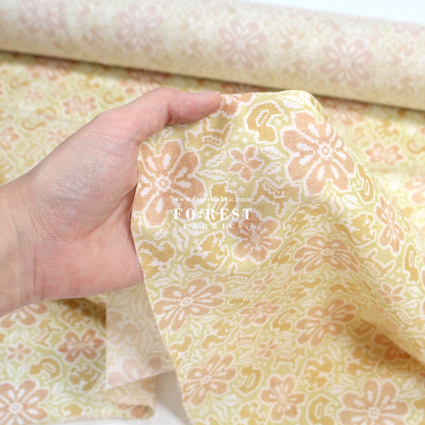 Liberty of London (Cotton Tana Lawn Fabric) - Sejoro D - FO:REST Fabric 布恩堂Liberty fabrictana lawnjapanese fabricykk zipper