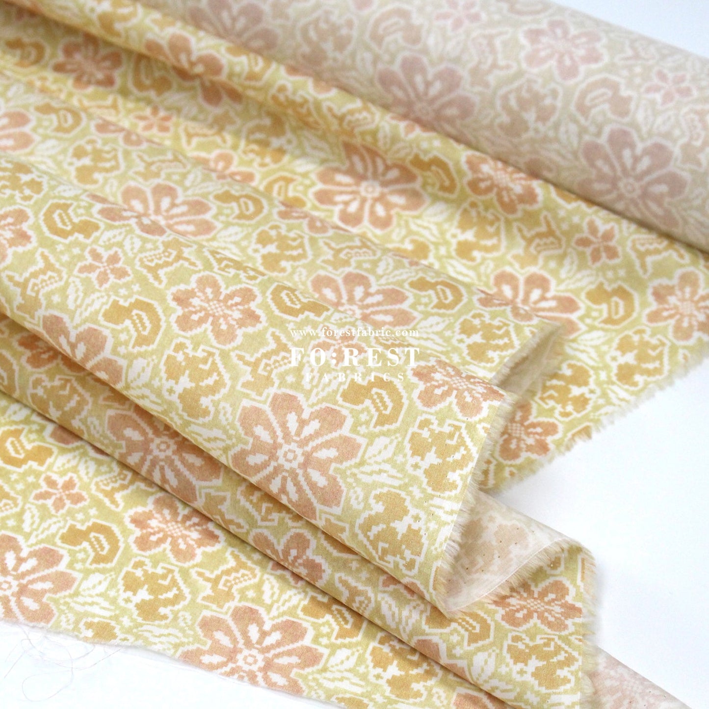 Liberty of London (Cotton Tana Lawn Fabric) - Sejoro D - FO:REST Fabric 布恩堂Liberty fabrictana lawnjapanese fabricykk zipper