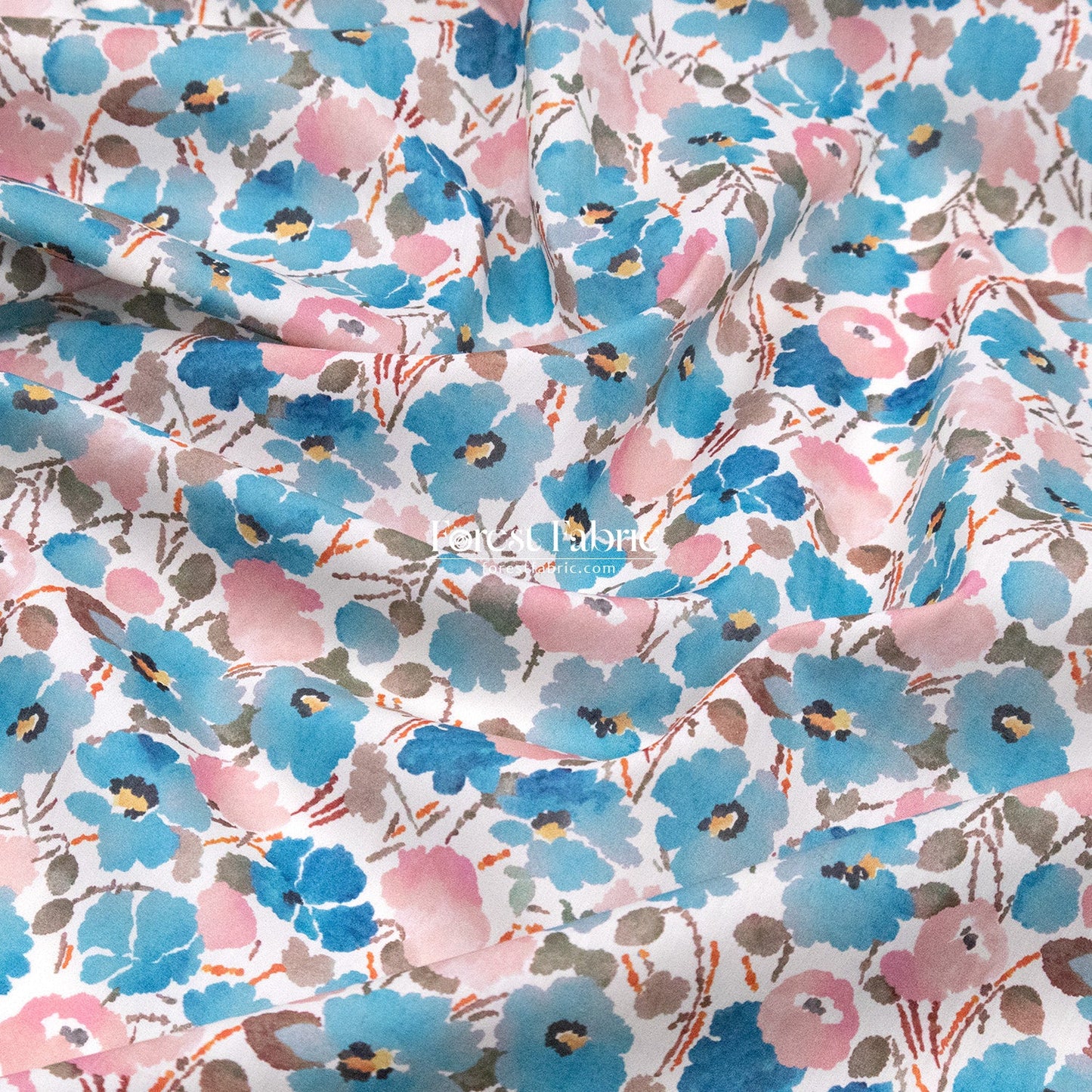 Liberty of London (Cotton Tana Lawn Fabric) - Serenade - FO:REST Fabric 布恩堂Liberty fabrictana lawnjapanese fabricykk zipper