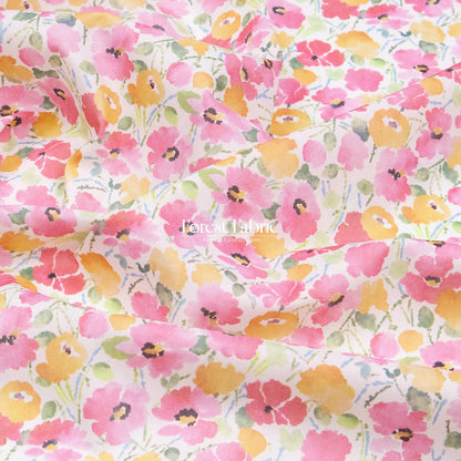 Liberty of London (Cotton Tana Lawn Fabric) - Serenade - FO:REST Fabric 布恩堂Liberty fabrictana lawnjapanese fabricykk zipper