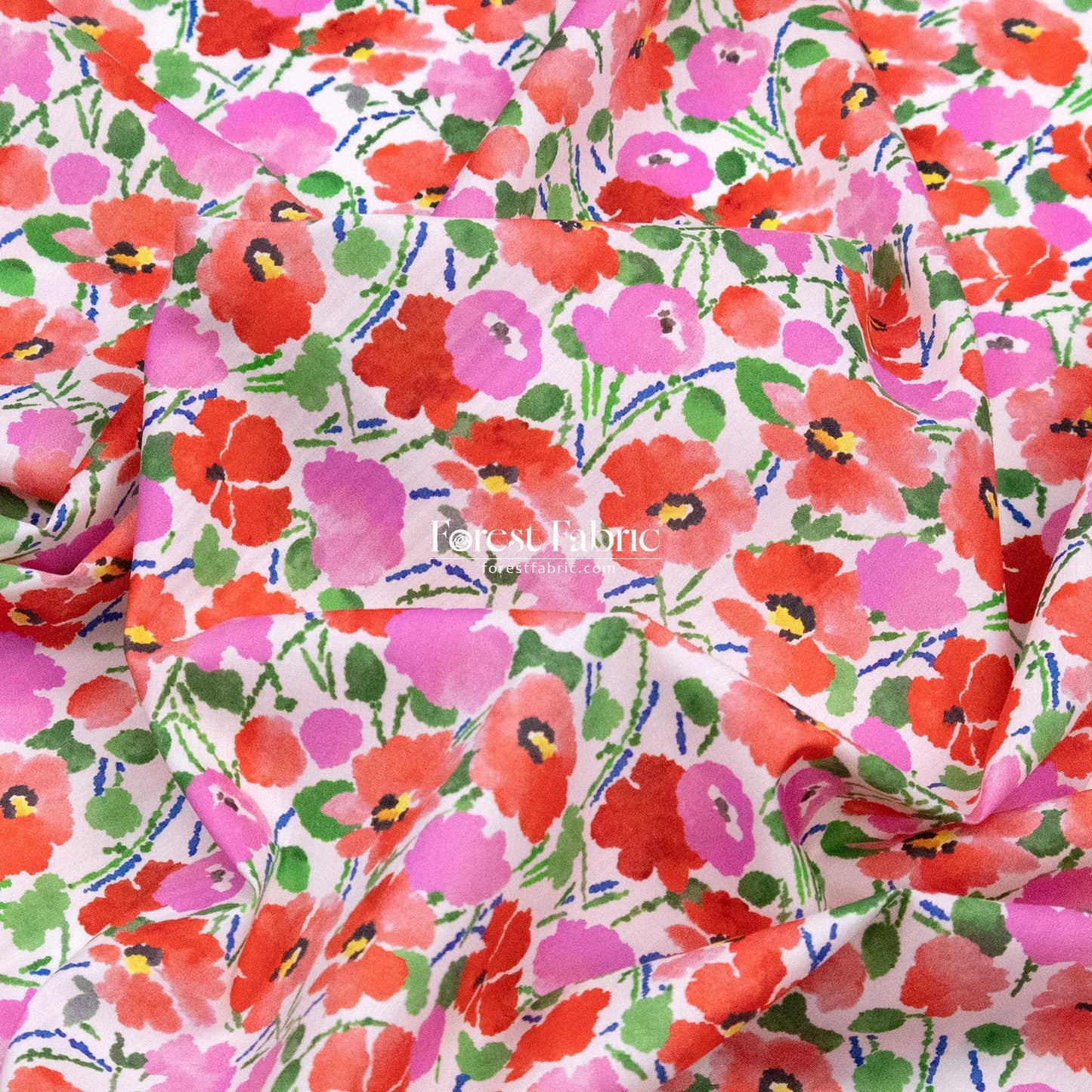 Liberty of London (Cotton Tana Lawn Fabric) - Serenade - FO:REST Fabric 布恩堂Liberty fabrictana lawnjapanese fabricykk zipper