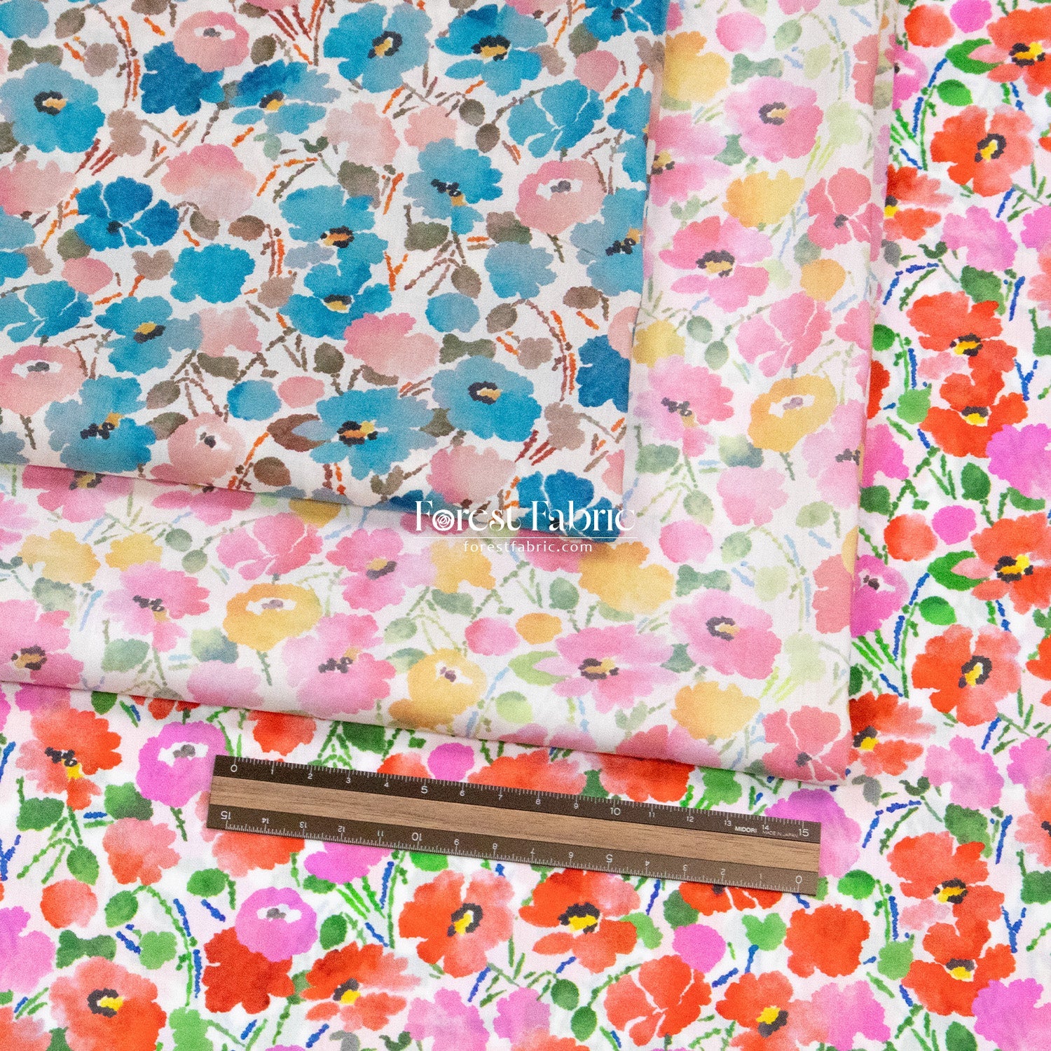 Liberty of London (Cotton Tana Lawn Fabric) - Serenade - FO:REST Fabric 布恩堂Liberty fabrictana lawnjapanese fabricykk zipper