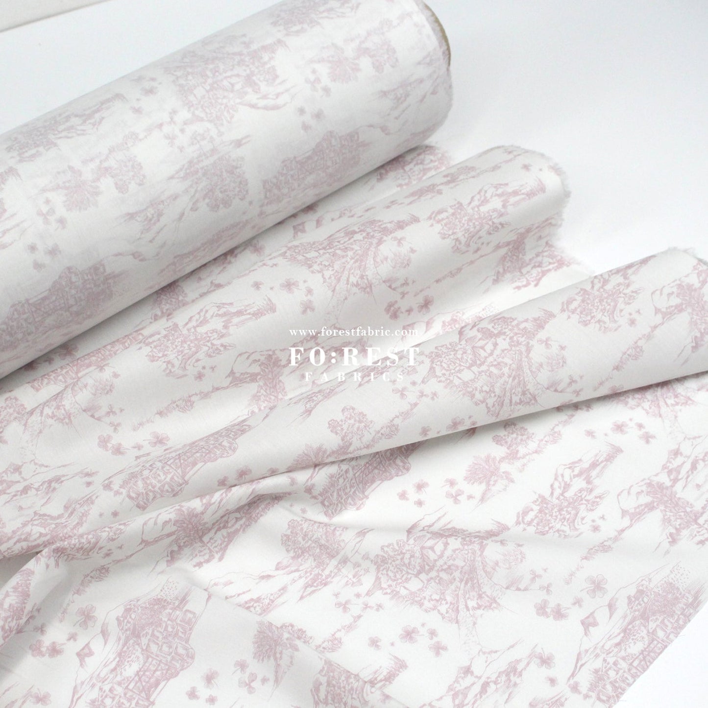 Liberty of London (Cotton Tana Lawn Fabric) - Shamrock Scene A - FO:REST Fabric 布恩堂Liberty fabrictana lawnjapanese fabricykk zipper