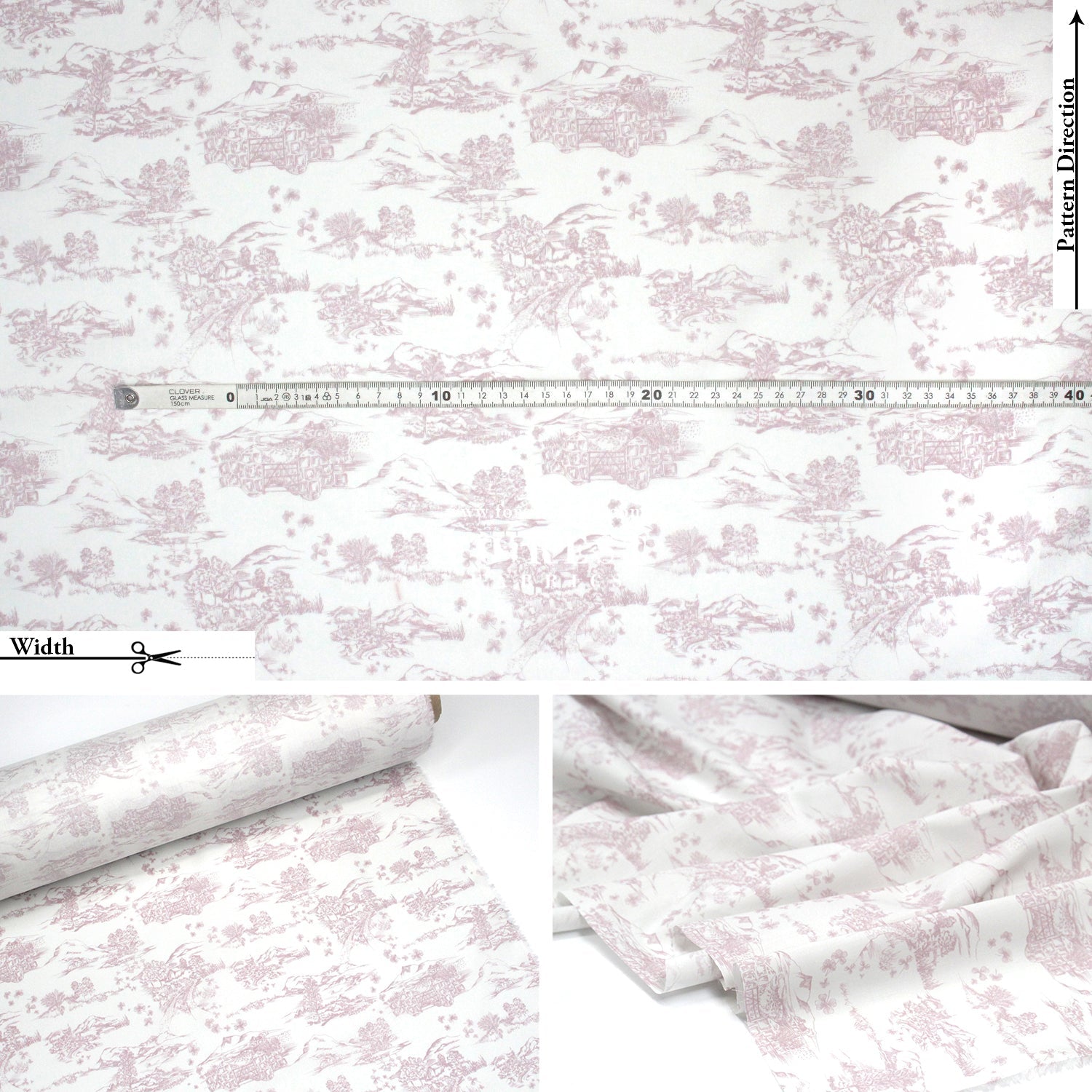 Liberty of London (Cotton Tana Lawn Fabric) - Shamrock Scene A - FO:REST Fabric 布恩堂Liberty fabrictana lawnjapanese fabricykk zipper