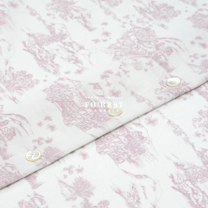 Liberty of London (Cotton Tana Lawn Fabric) - Shamrock Scene A - FO:REST Fabric 布恩堂Liberty fabrictana lawnjapanese fabricykk zipper
