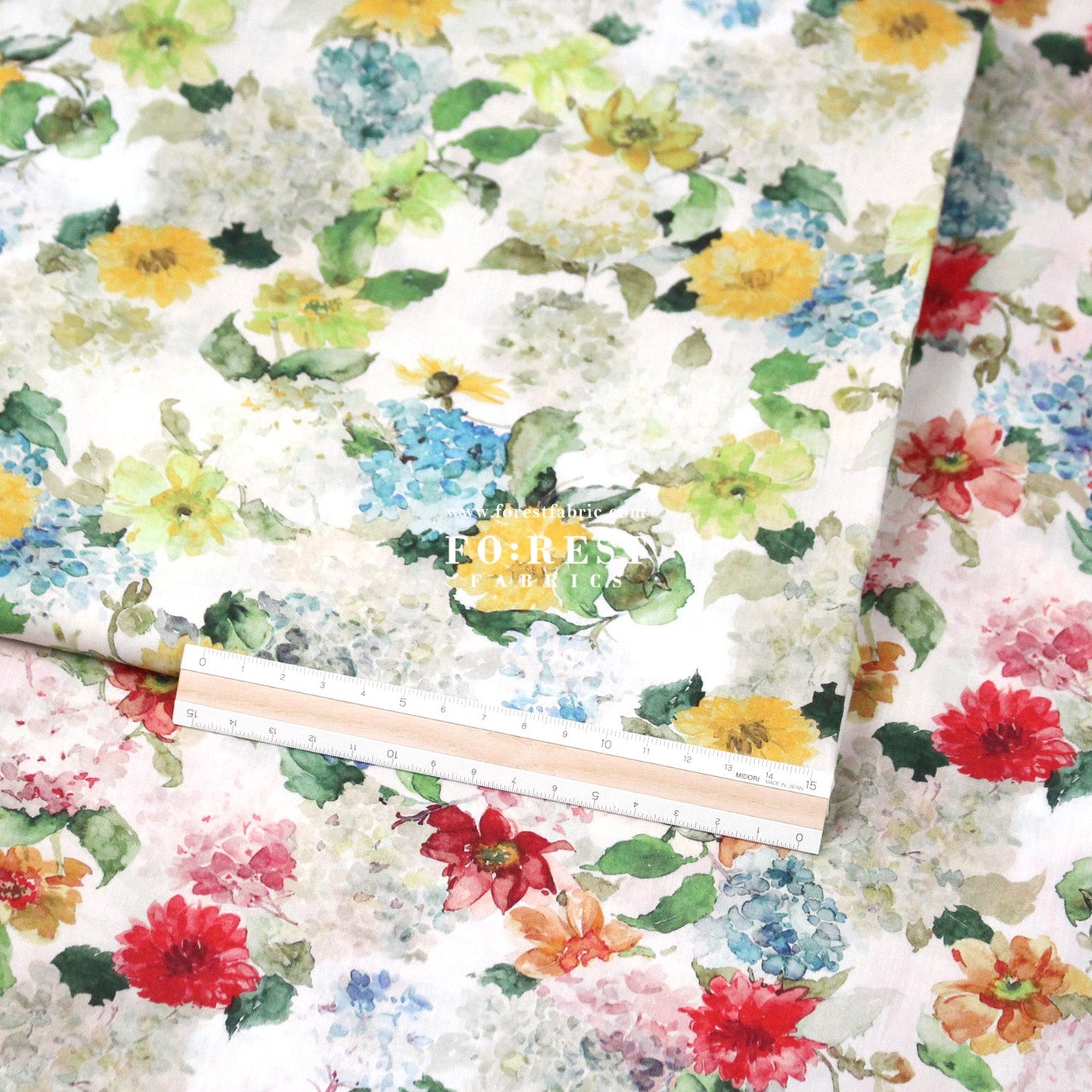 Liberty of London (Cotton Tana Lawn Fabric) - Sissinghurst - FO:REST Fabric 布恩堂Liberty fabrictana lawnjapanese fabricykk zipper