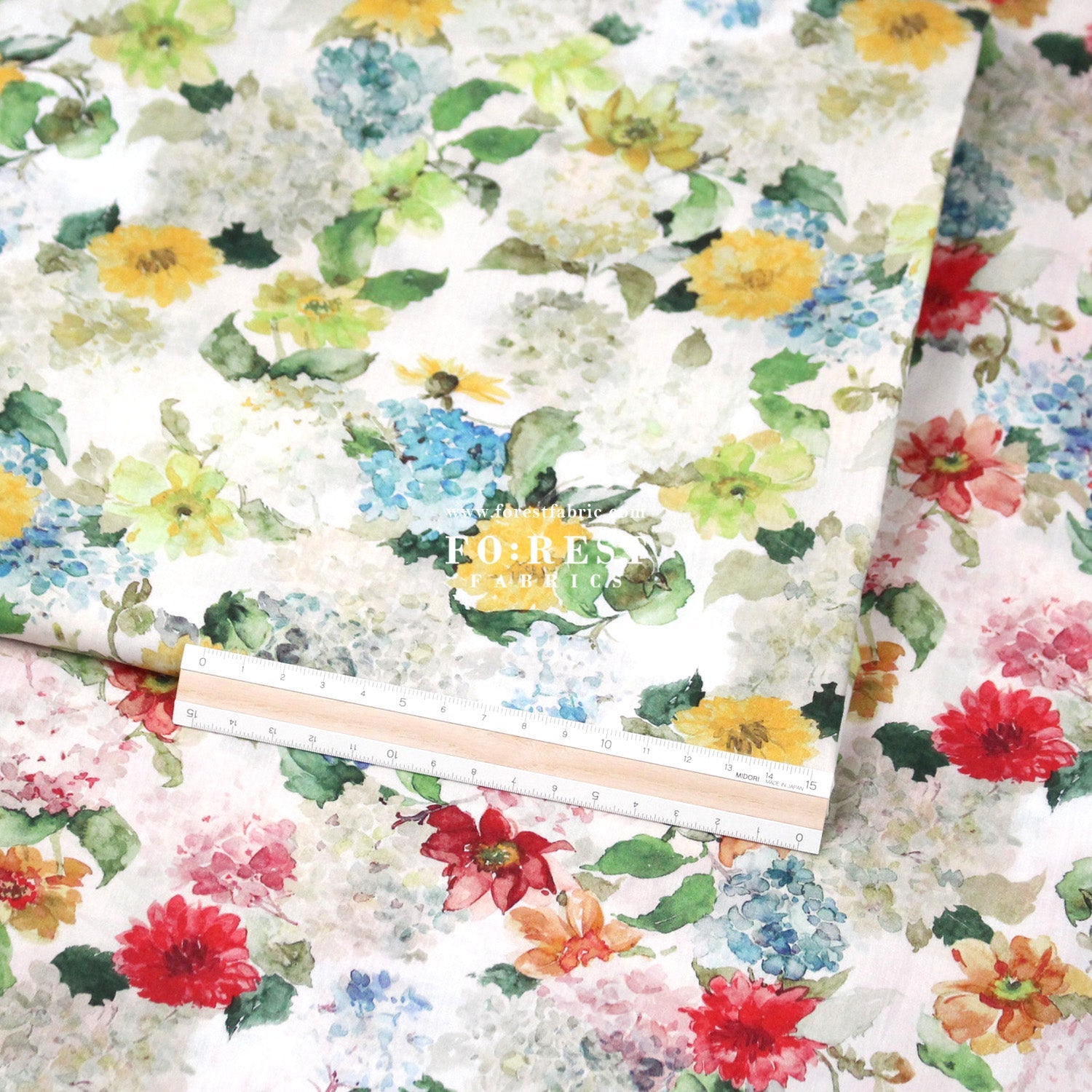 Liberty of London (Cotton Tana Lawn Fabric) - Sissinghurst - FO:REST Fabric 布恩堂Liberty fabrictana lawnjapanese fabricykk zipper