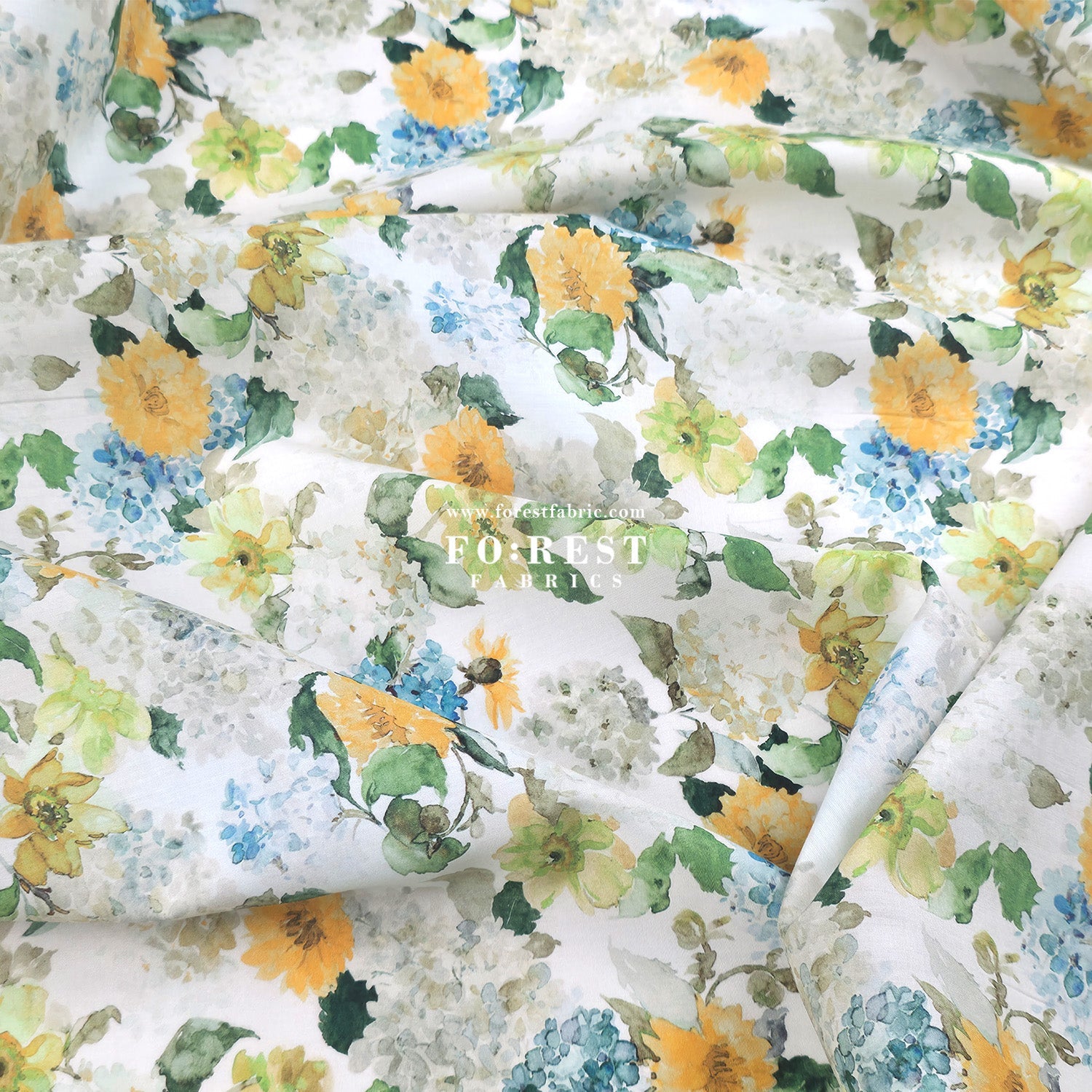 Liberty of London (Cotton Tana Lawn Fabric) - Sissinghurst - FO:REST Fabric 布恩堂Liberty fabrictana lawnjapanese fabricykk zipper