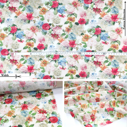 Liberty of London (Cotton Tana Lawn Fabric) - Sissinghurst - FO:REST Fabric 布恩堂Liberty fabrictana lawnjapanese fabricykk zipper
