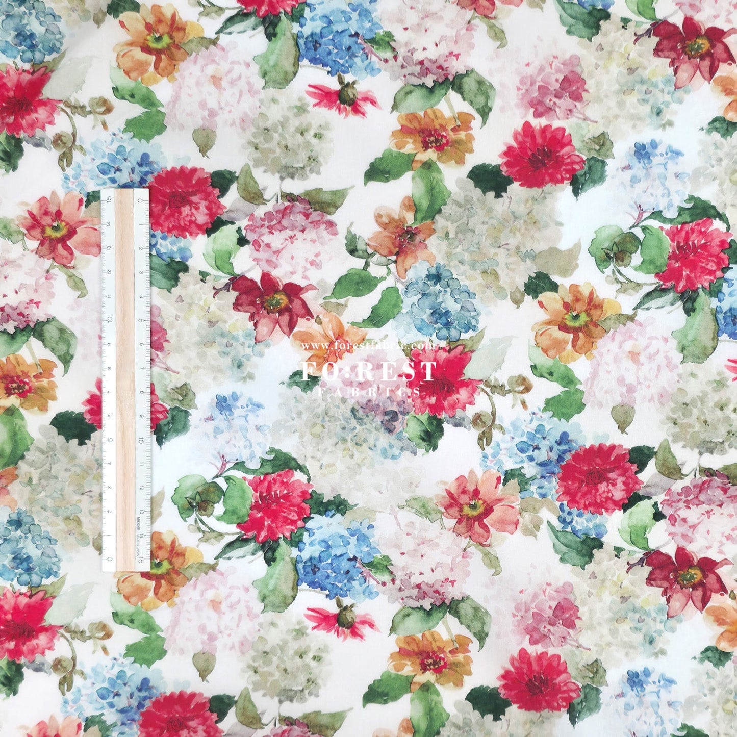 Liberty of London (Cotton Tana Lawn Fabric) - Sissinghurst - FO:REST Fabric 布恩堂Liberty fabrictana lawnjapanese fabricykk zipper