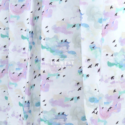 Liberty of London (Cotton Tana Lawn Fabric) - Sliver Lining - FO:REST Fabric 布恩堂Liberty fabrictana lawnjapanese fabricykk zipper
