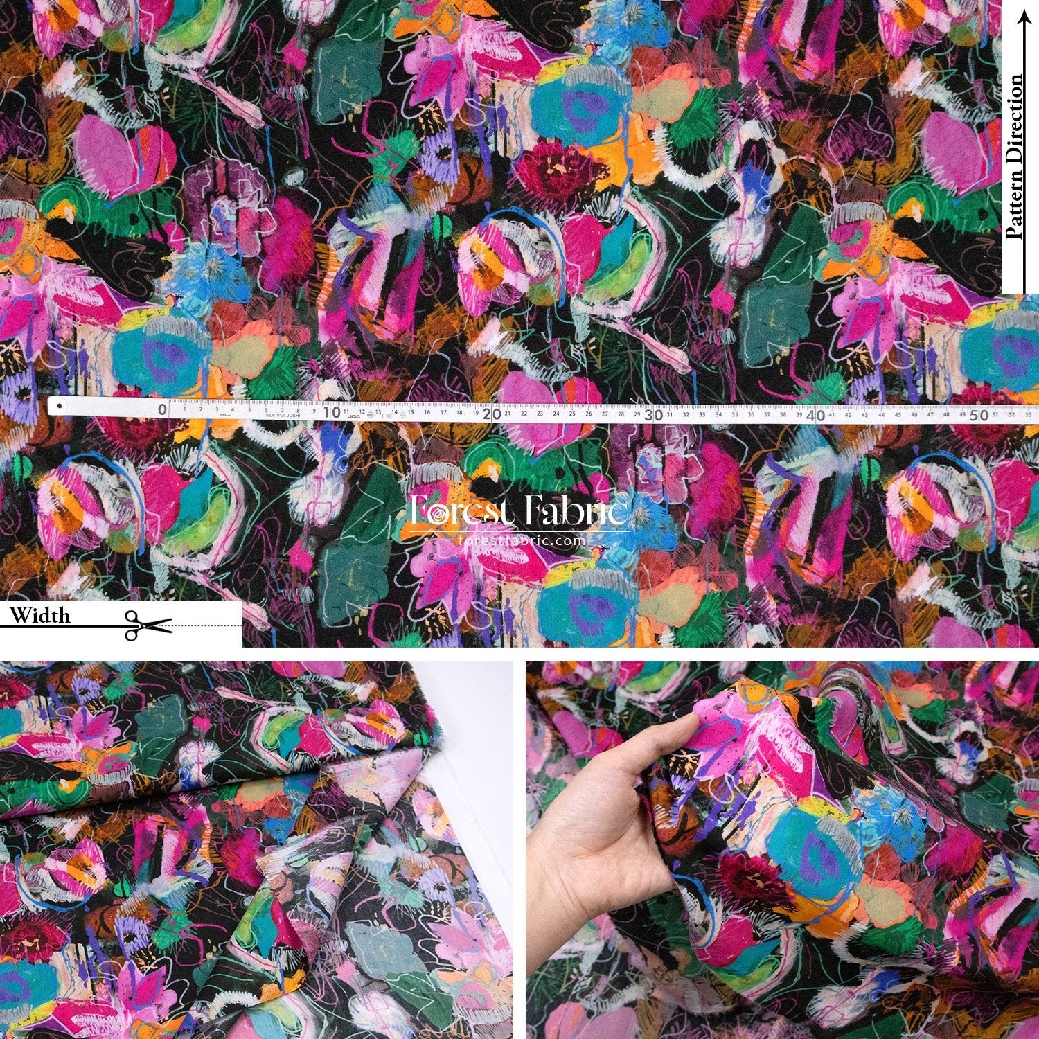 Liberty of London (Cotton Tana Lawn Fabric) - Soozy Lipsey - FO:REST Fabric 布恩堂Liberty fabrictana lawnjapanese fabricykk zipper