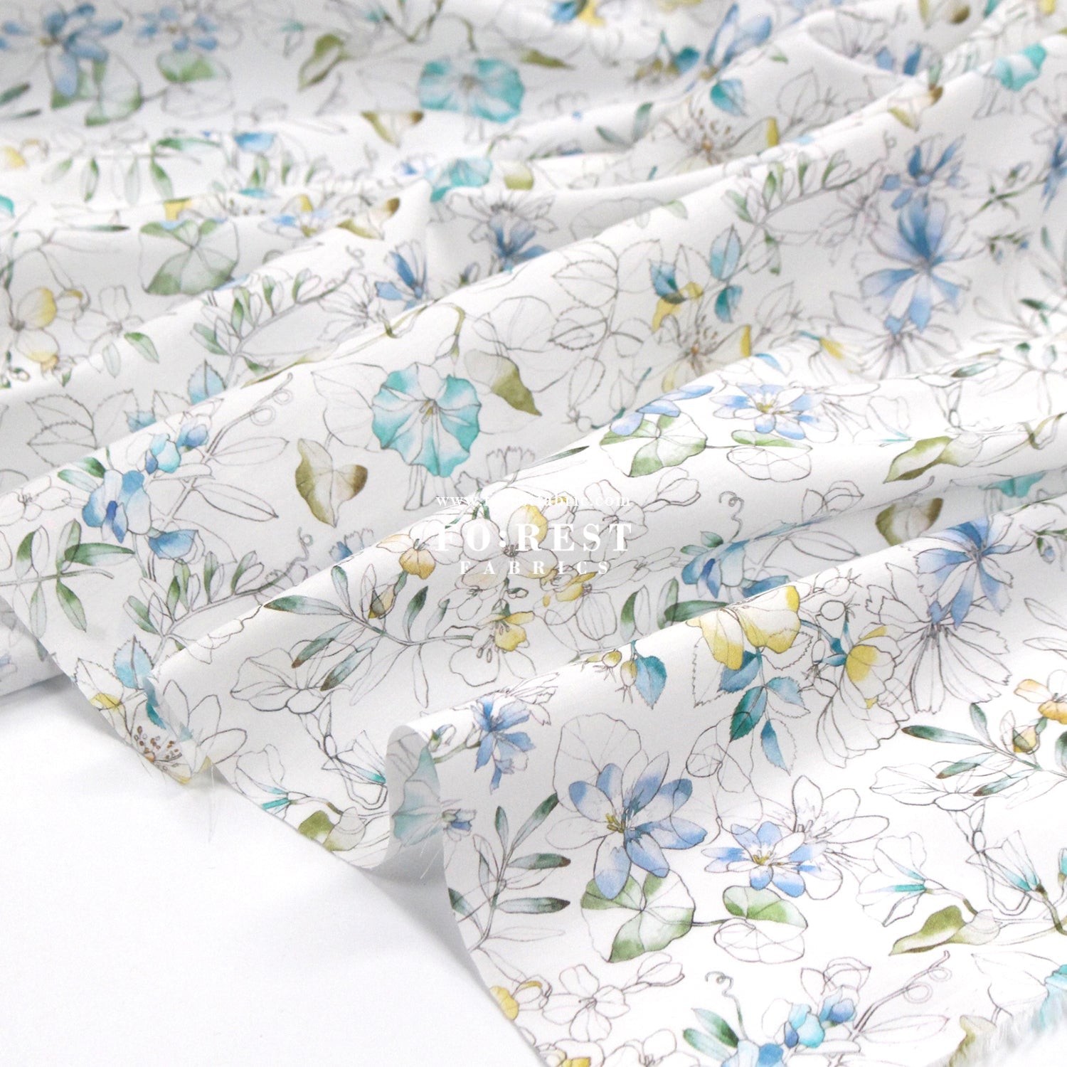 Liberty of London (Cotton Tana Lawn Fabric) - Sophie Anne B - FO:REST Fabric 布恩堂Liberty fabrictana lawnjapanese fabricykk zipper