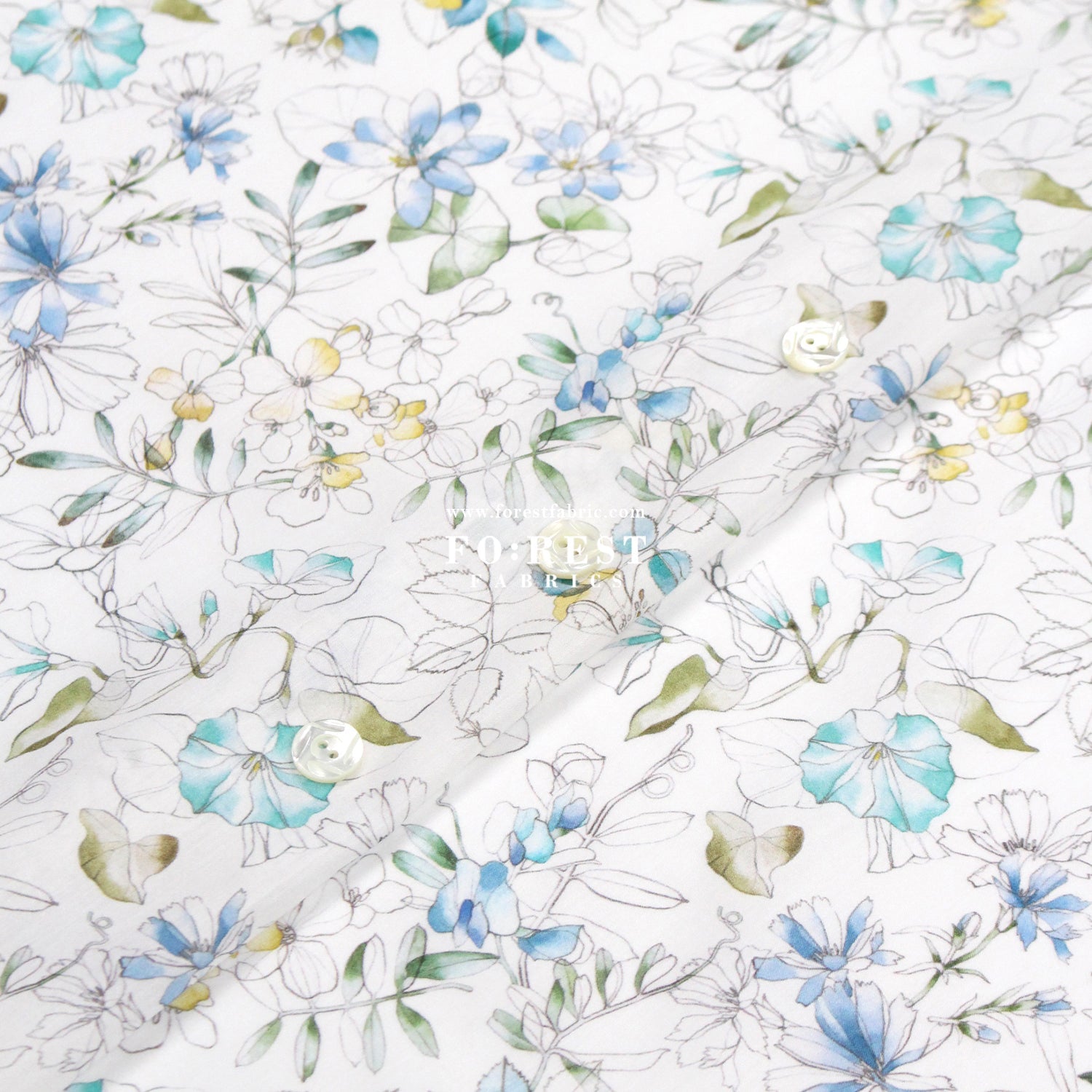 Liberty of London (Cotton Tana Lawn Fabric) - Sophie Anne B - FO:REST Fabric 布恩堂Liberty fabrictana lawnjapanese fabricykk zipper